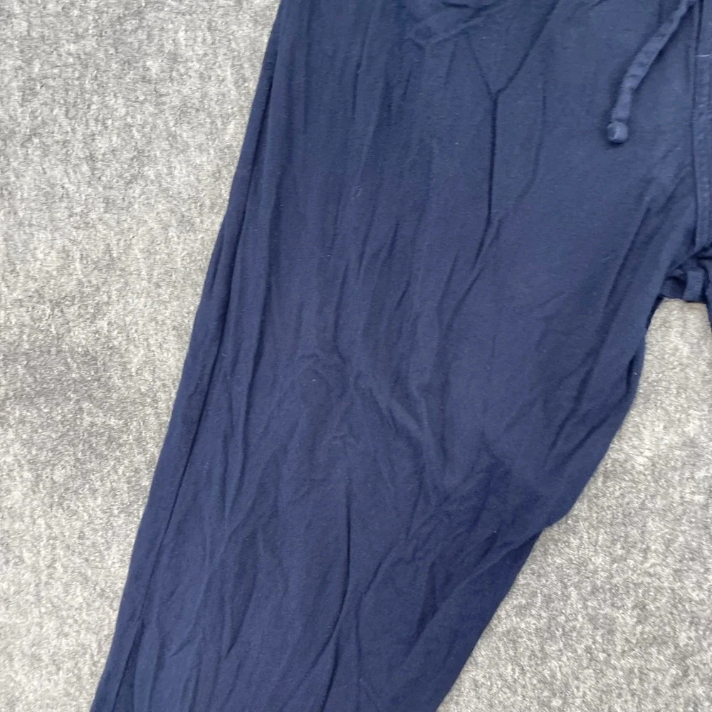 Polo Ralph Lauren Pants Mens XL Blue Knit Pajama Lounge Drawstring Pony Logo